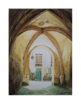 Abdij Beaume les Messieurs, 40 x 50 cm,  incl. passe-partout € 80,--